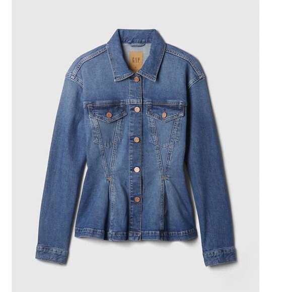 NWT Gap Cinched Denim Jacket Size Small - Picture 5 of 8